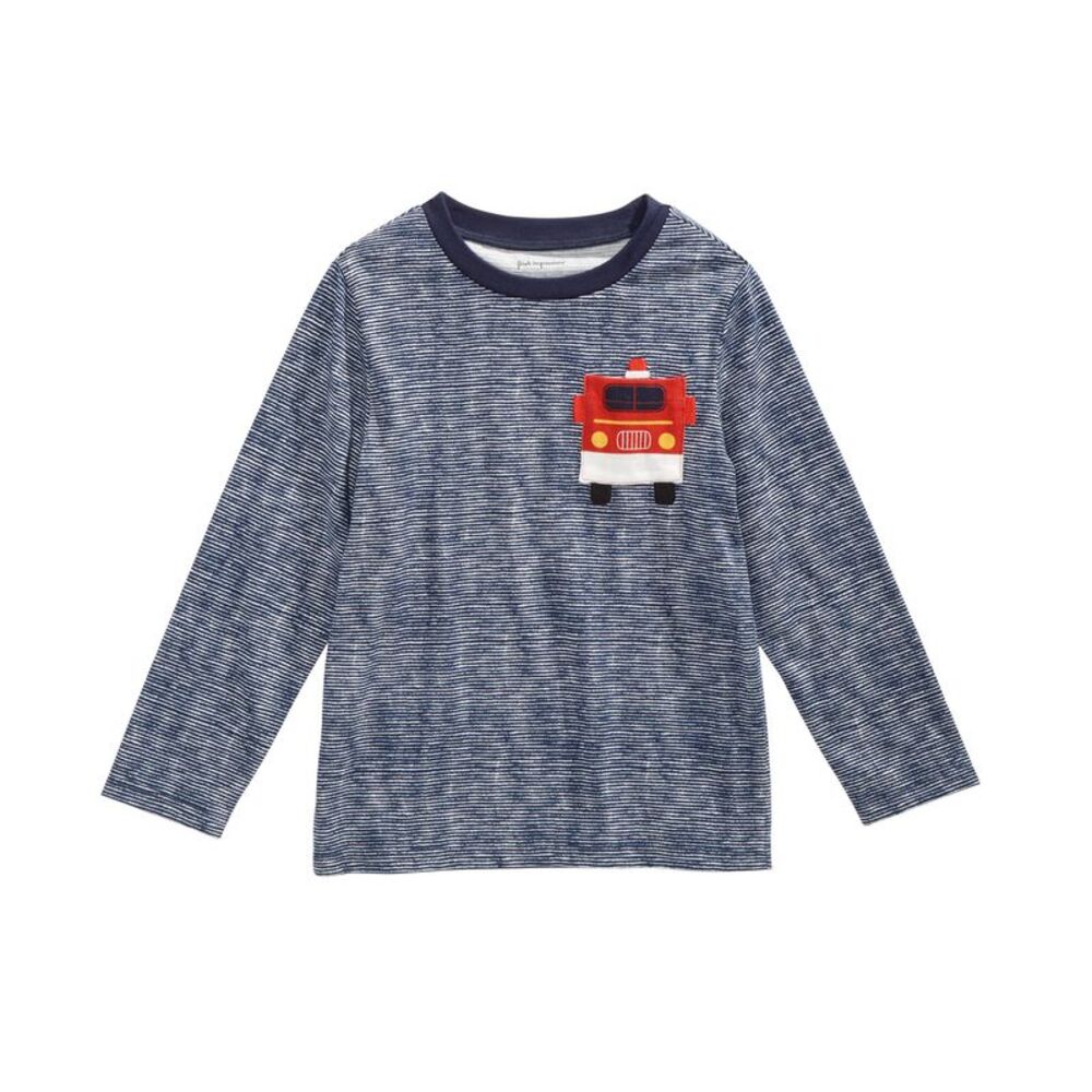 First Impressions Baby Boys Firetruck Print Cotton T-Shirt